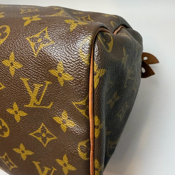 Louis Vuitton Speedy 30 Monogram Vintage Pre Date Code 80s/70s w/COA - Picture 13 of 16